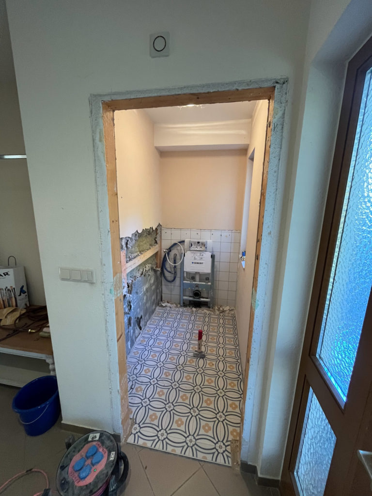 Vorzimmer mit Grundrissänderung