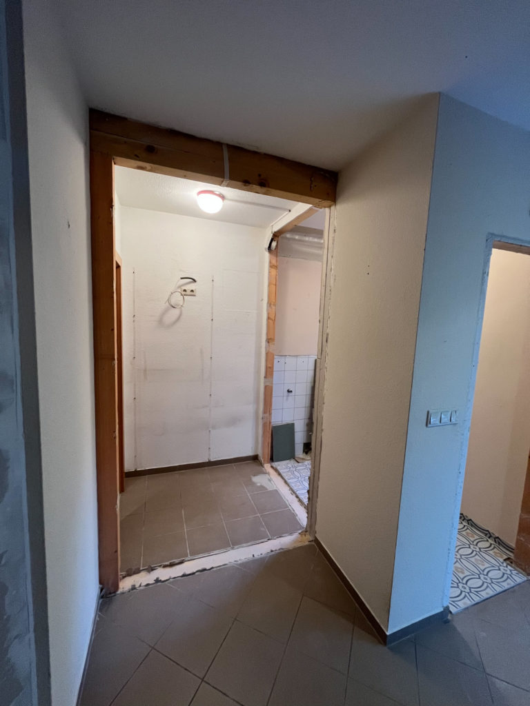 Vorzimmer mit Grundrissänderung