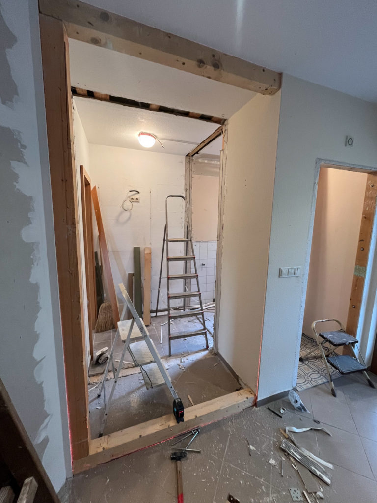 Vorzimmer mit Grundrissänderung