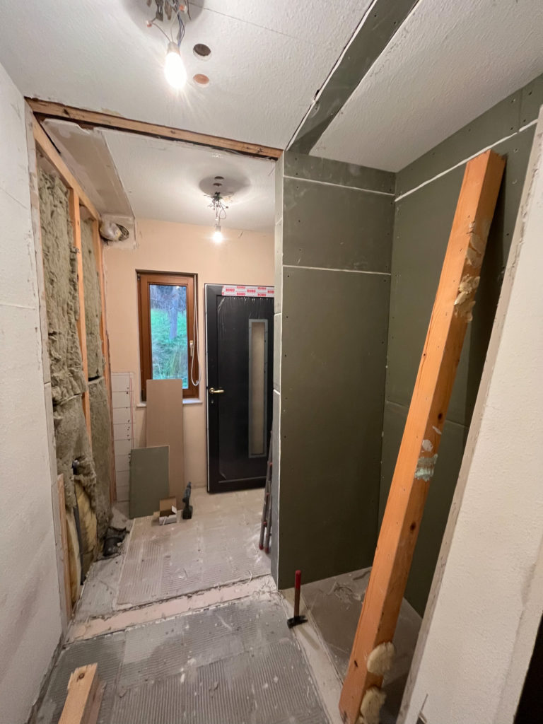 Vorzimmer mit Grundrissänderung