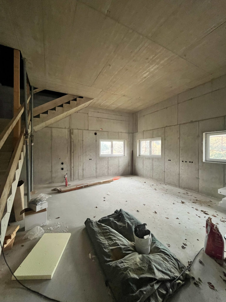 Werkstatt mit Zwischendecke