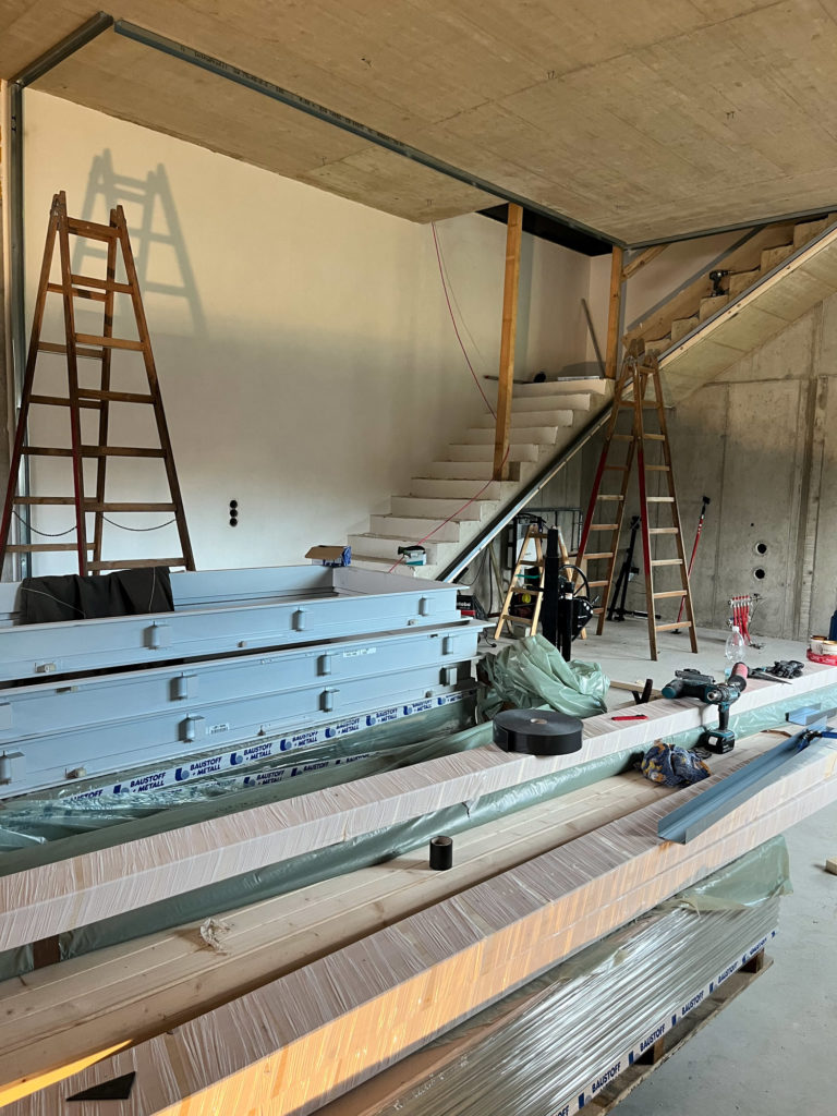 Werkstatt mit Zwischendecke