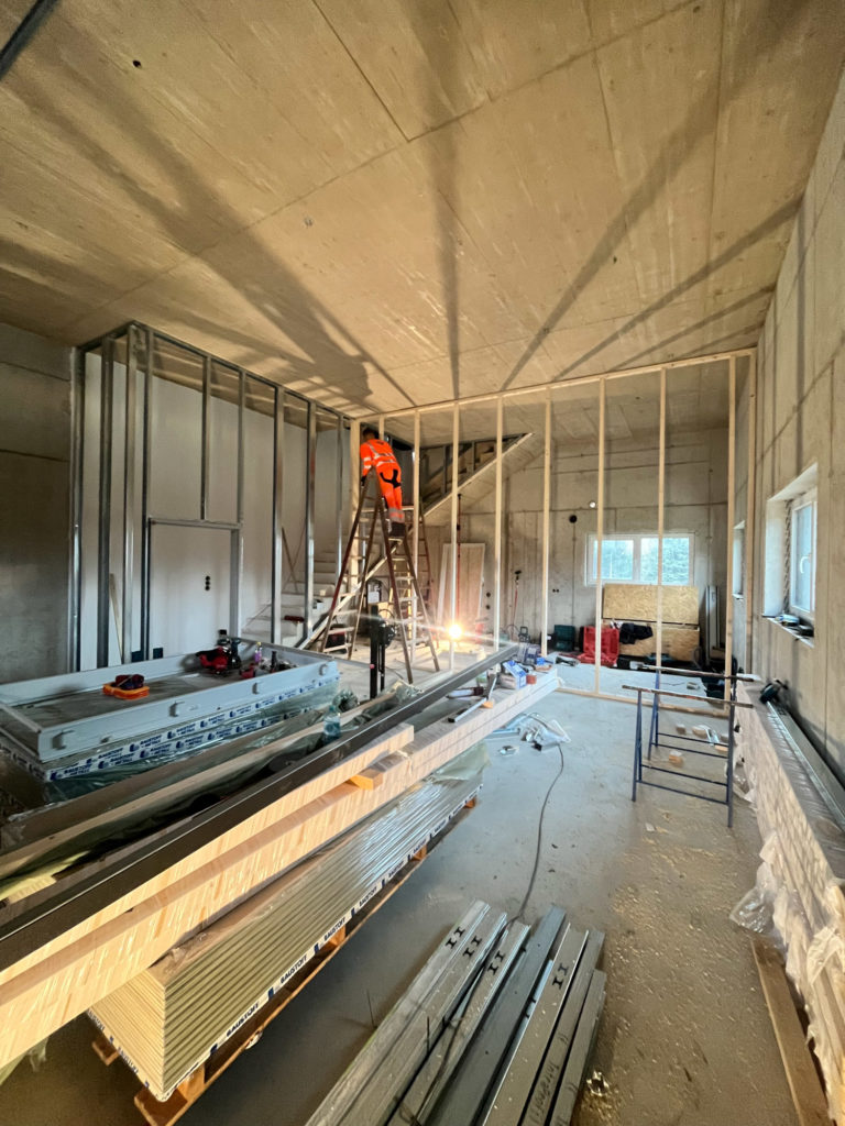 Werkstatt mit Zwischendecke