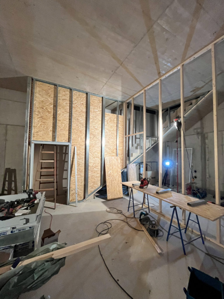 Werkstatt mit Zwischendecke