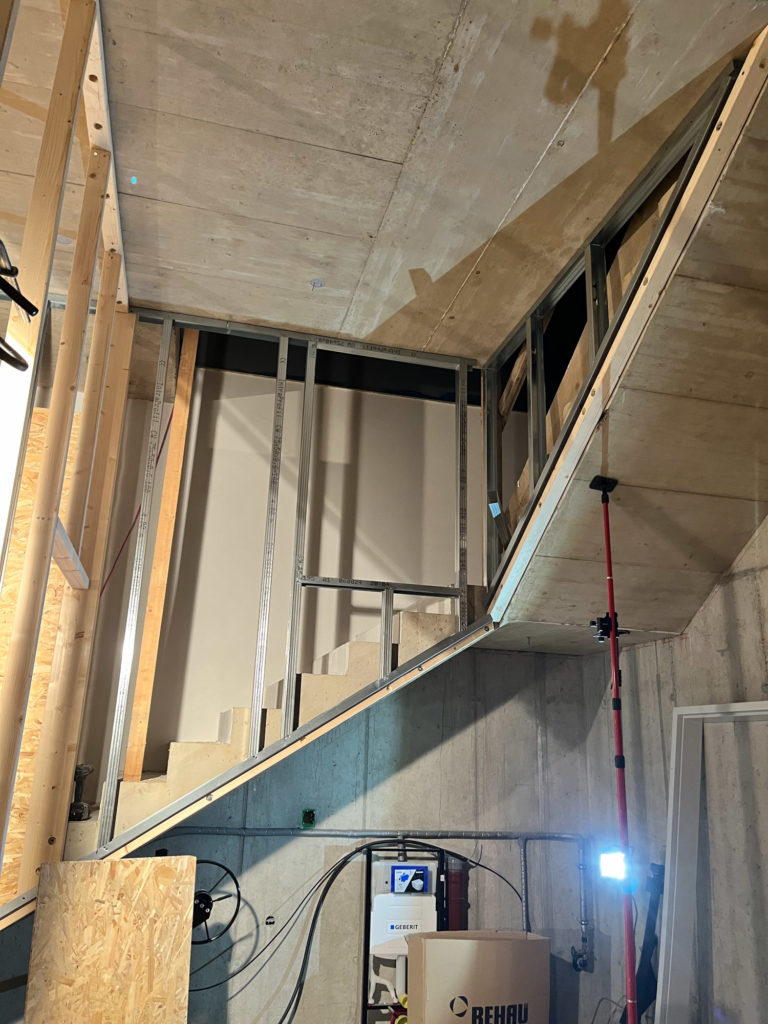 Werkstatt mit Zwischendecke